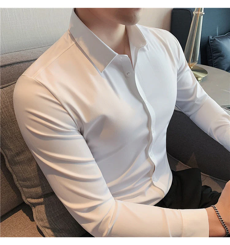 The Ultimate White Luxury Shirt - Image 3
