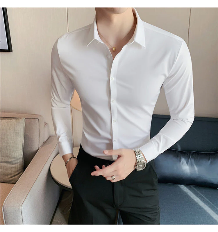 The Ultimate White Luxury Shirt - Image 4