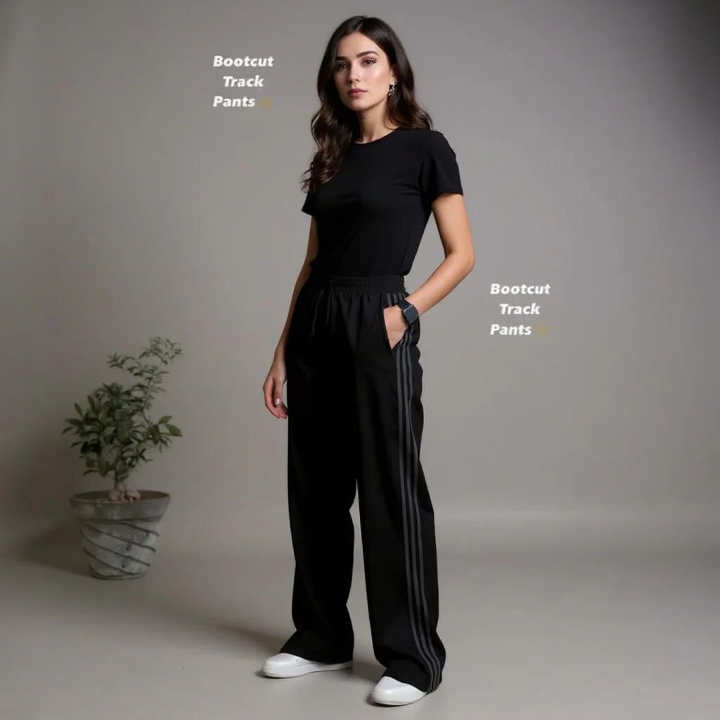 Grey Stripes track pants (Women)