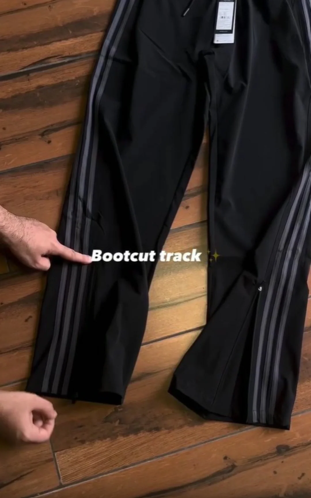 Grey Stripes track pants - Image 3