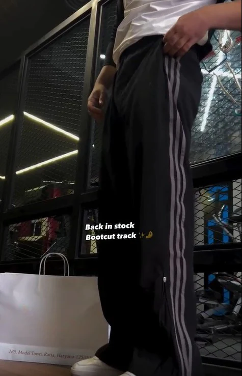 Grey Stripes track pants - Image 3