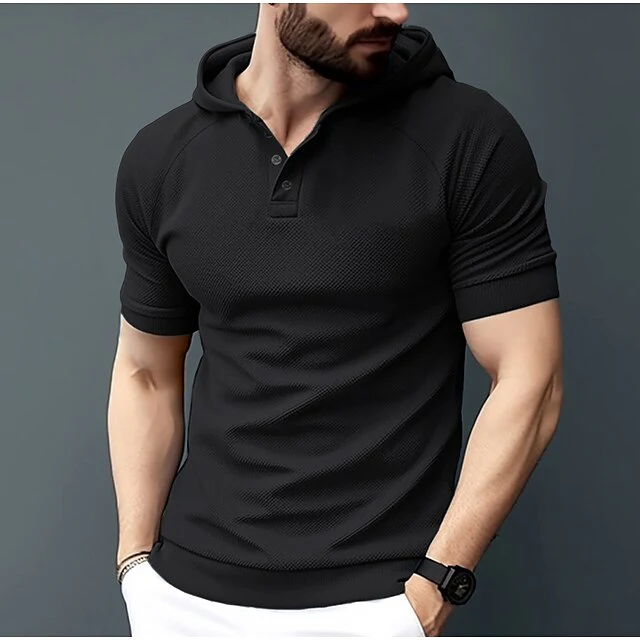 Premium Hoodie T-shirt for Men - Image 3