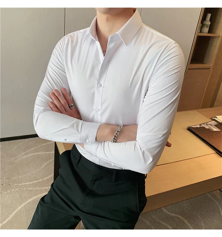 The Ultimate White Luxury Shirt - Image 4