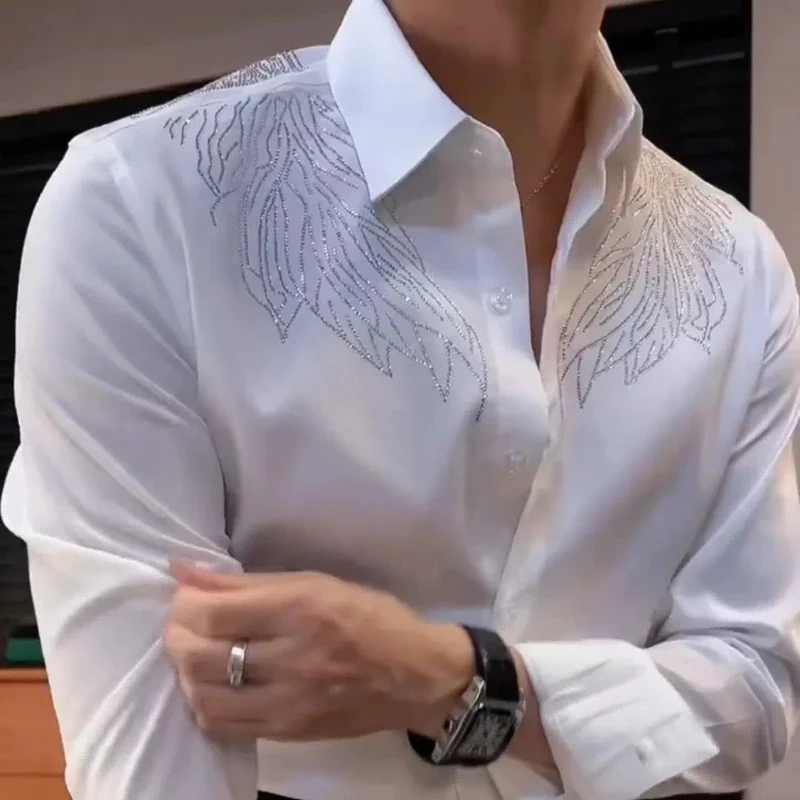 Premium Party wear Shirts white
