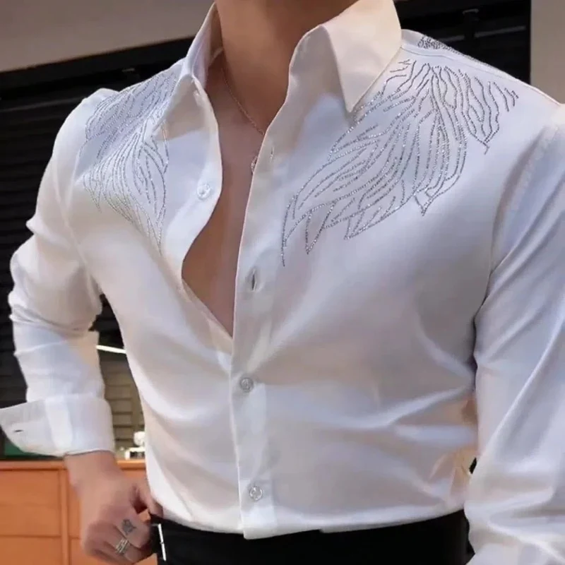 Premium Party wear Shirts white - Image 3